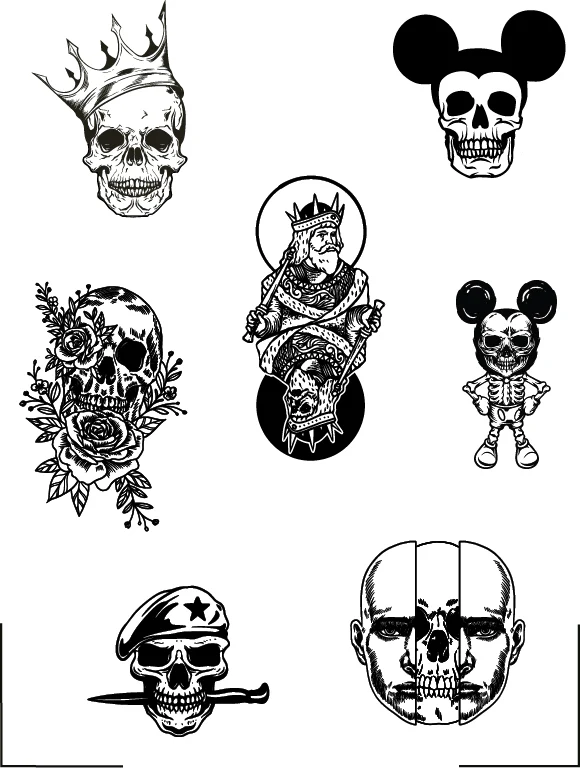 Bone Heads tattoo Bundle - Image 2