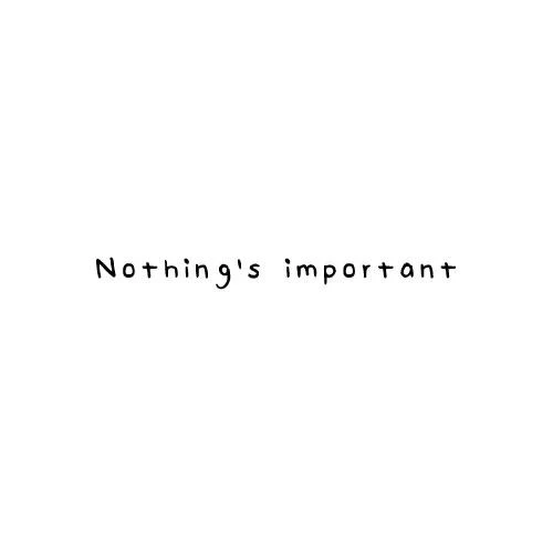 Nothing's Important - Image 2